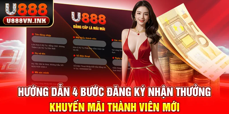 Hướng dẫn 4 bước đăng ký nhận thưởng khuyến mãi thành viên mới