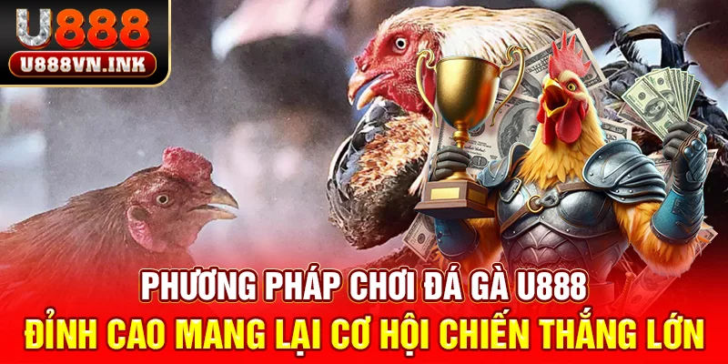 Phương pháp chơi đá gà u888 đỉnh cao mang lại cơ hội chiến thắng lớn 